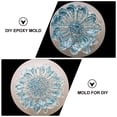 thumbnail image 3 of 6 piezas 3D flor molde de silicona resina molde de silicona molde artesanal accesorios de bricolaje, 3 of 5
