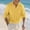 #Yellow, variant on DPTALR Men's Fashion Loose Turn-Down Collar Button Pocket Long Sleeve Casual Shirt,Black, S
