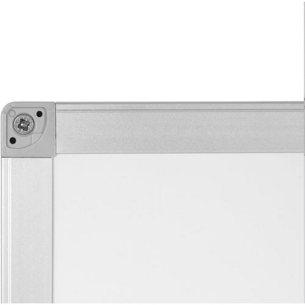 Bi-Silque Ayda Melamine Dry Erase Board 18" W x 24" H - Melamine Surface, Rectangle, Horizontal/Vertical - 1 Each, Multicolor