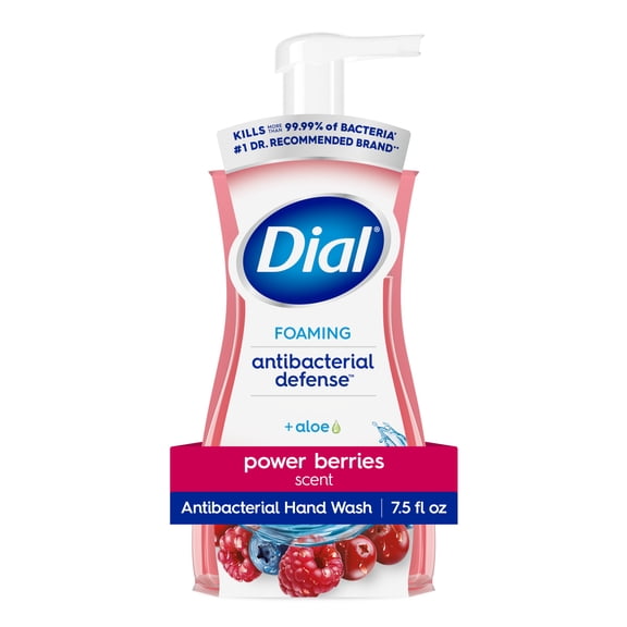 Dial Antibacterial Defense Power Berries Scent Foaming Hand Soap, 7.5 fl oz