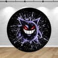 thumbnail image 3 of Fondos de Pokémon Gengar con cubierta elástica para fiesta de cumpleaños de niño, pancarta con cara de Bulbasaur de Jynect, accesorios para sesión de fotos de anime, 3 of 4