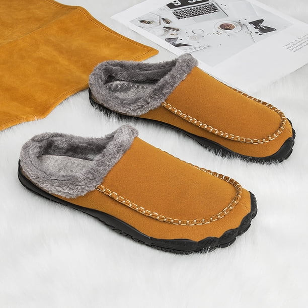 Zapatos planas para hombre, Zapatos cálidas, prevención de accidentes, calzado para el hogar, Zapatos de interior para el hogar Wdftyju Tenis De Mujer Tenis De Hombre