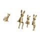 thumbnail image 5 of Estatua decorativa de gato y conejo, figura de animal, escultura artística, adorno para chimenea, escritorio, centro de mesa, armario, estantería, 5 of 8