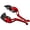 Red, variant on Nonslip Motorcycle Brake Gear Lever for CLICK150 Sturdy Aluminum Build Smooth Functionality Clutches Lever