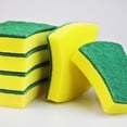 thumbnail image 2 of 28pcs High-density Sponge Scouring Pads Housekeeping Cleaning Cloths Dishwashing Brushes Sponge Cleaners for Kitchen, 2 of 8