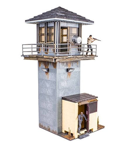 the walking dead prison tower building set