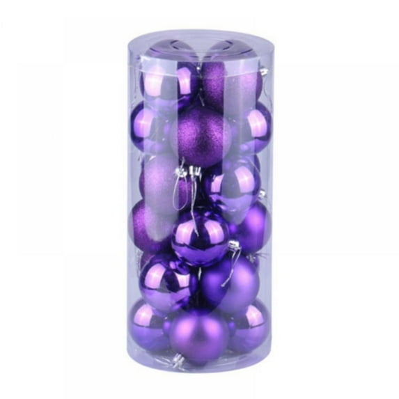 24PCS Christmas Balls Ornaments for Xmas Tree - Small Shatterproof Christmas Tree Decorations Perfect Hanging Ball Wreath Garland Decor Ornaments 1.2" x 24 Pack