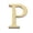 P, variant on Gold Mirror Acrylic Alphabet Letters, Self-Adhesive 3D English Letter Stickers For Wall Decor, Wedding And Party DIY Decoration