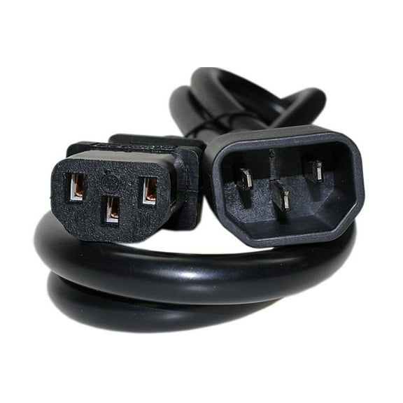 SF Cable C14 to C13 Extension Power Cord, 4 feet - 14 AWG