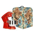 thumbnail image 6 of TSOVTHRID Boho Mandala Print Mixer Cover Highland Cattle Pattern Kitchen Aid Mixer Assecories with Storage Pockets Small Appliance Covers Reusable Dust Cover Compatible with Kitchenaid Mixer,L, 6 of 7