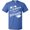 Royal Blue, variant on Inktastic Tis the Season to Tailgate with Helmets and Football T-Shirt
