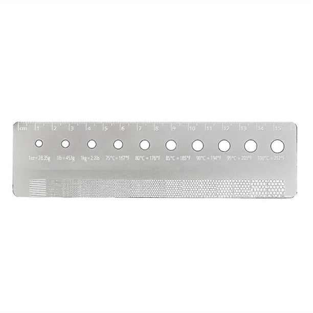 Grinds Reference Card Coffee Grinds Size Ruler | Walmart en línea