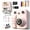 Pink, variant on OEKE Instant Print Camera For Kids with 32GB SD Card & Print Paper Rolls, 1080P HD Video Digital Toddler Camera with Zero Ink Thermal Printer, Portable Toy Gift for Kids,Pink