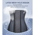 thumbnail image 3 of VASLANDA Waist Trainer for Women Weight Loss Corset Latex Waist Cincher Fajas Hourglass Body Shaper with Steel Bones, 3 of 7