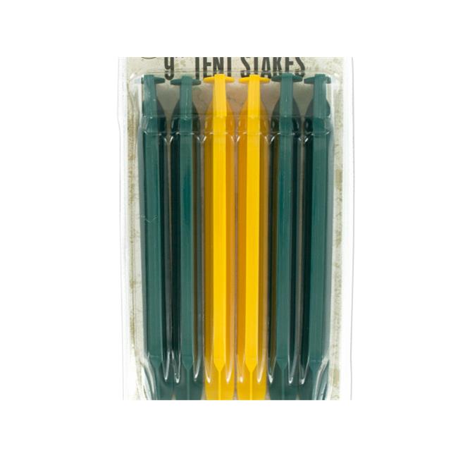 Bulk Buys OL48512 Plastic Tent Stakes Set 12 Piece Pack of 12