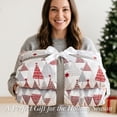 thumbnail image 6 of Southshore Fine Living, Inc. Comforter Cal King w/ Pillow Shams - Christmas Tree Print, Red & Grey, 6 of 9
