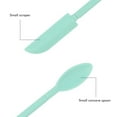 thumbnail image 1 of Mini Spatule Grattoir à Pot 2 Pcs Mini Spatule en Silicone Réutilisable Rétractable Petit Grattoir Fin pour Maquillage Beauté Cuisine, 1 of 8