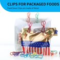 thumbnail image 2 of Clip de embalaje de alimentos de Material recubierto de Pvc de 30 Uds., Clips para bolsas Clipsbag Clipsclips, 2 of 5