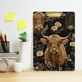 thumbnail image 2 of FORMRS Acrylic Clipboard with Low Profile Clip Standard A4 Letter Size, 12.5" x 9", Cows and Flowers, 2 of 8