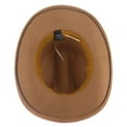 thumbnail image 7 of Cowboy Hat for Women and Men Felt Wide Brim Classic Outdoor Fedora Hats Western Cowboy Cowgirl Hats with Belt Buckle, 7 of 7