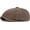Brown, variant on Men 8 Panel Newsboy Cap Classic Irish Paperboy Ivy Newsies Herringbone Golf Cabbie Flat Blend Winter Hat