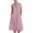 Pink summer dress, variant on Women Button Down Sundress Trendy Sleeveless V Neck Collared Tank Dress 2026 Summer Cotton Shirt Dresses with Pockets Navy,M