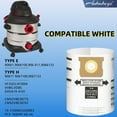 thumbnail image 2 of 90661,90671,Disposable Filter Bags,Compatible with Shop-Vac 5-8 Gallon Vacuum Disposable Filter Bags, 5-Pack, Type E，Type H, 2 of 6