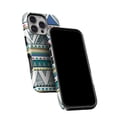 thumbnail image 5 of DesignSkinz Scratch-Resistant Hard Slim Case Compatible with iPhone 16 Plus (Compatible with MagSafe) - Abstract Blue and Green Triangle Aztec, 5 of 9