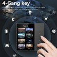 thumbnail image 4 of Tuya Zigbee 3.5 Inch Smart Wall Switch Touch Screen 4 Groups Switch 8-Way Scene Radar Sensor Dimming Switch Smart Home B,1 x Smart Wall Switch,White, 4 of 8