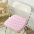 thumbnail image 3 of WKSCLPAI 18" Classic Dining Chair Cushion, Laminated Cotton Comfortable Office Chair Cushion, Car Seat Dust Cushion, Non-slip Stain-resistant Stool Chair Cover Cushion, Pink, 3 of 5