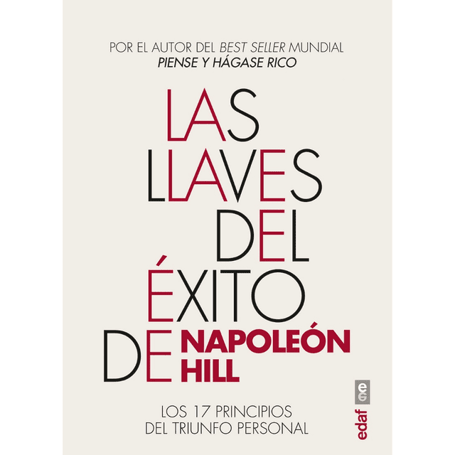 LLAVES DEL EXITO DE NAPOLEON HILL , LAS EDAF Papel