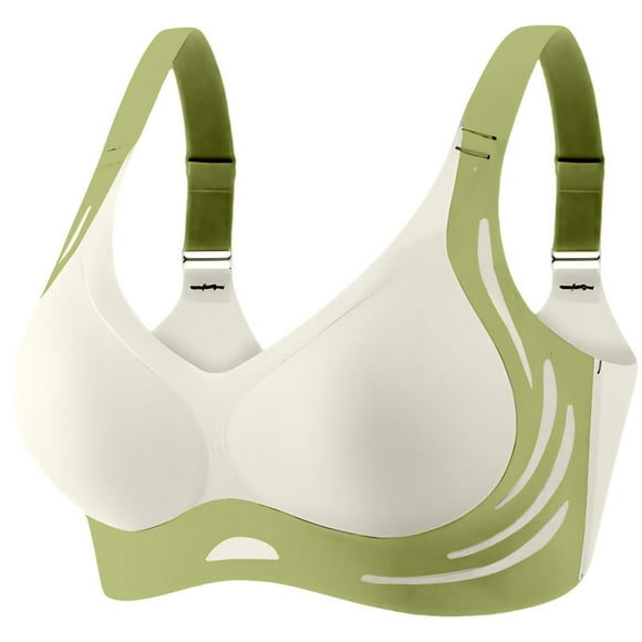Brasier Sujetador Deportivo Inalámbrico para Mujer, de Alta Sujeción, sin Costuras, Cómodo, Talla Grande, para Entrenamiento, Yoga, Correr, Gimnasio, Ropa Deportiva. Grande