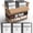 Black, variant on 50 Pack of Bulk Wholesale 1 Inch 3 Ring Hardcover Binders with Clear Transparent Covers for Picture and Note Display for Office Employees in Black