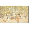 thumbnail image 1 of Ceramic Tile Mural-Maurice Prendergast City Kitchen Tile Mural 14. 30" w x 18" h using (15) 6 x 6 ceramic tiles, 1 of 3