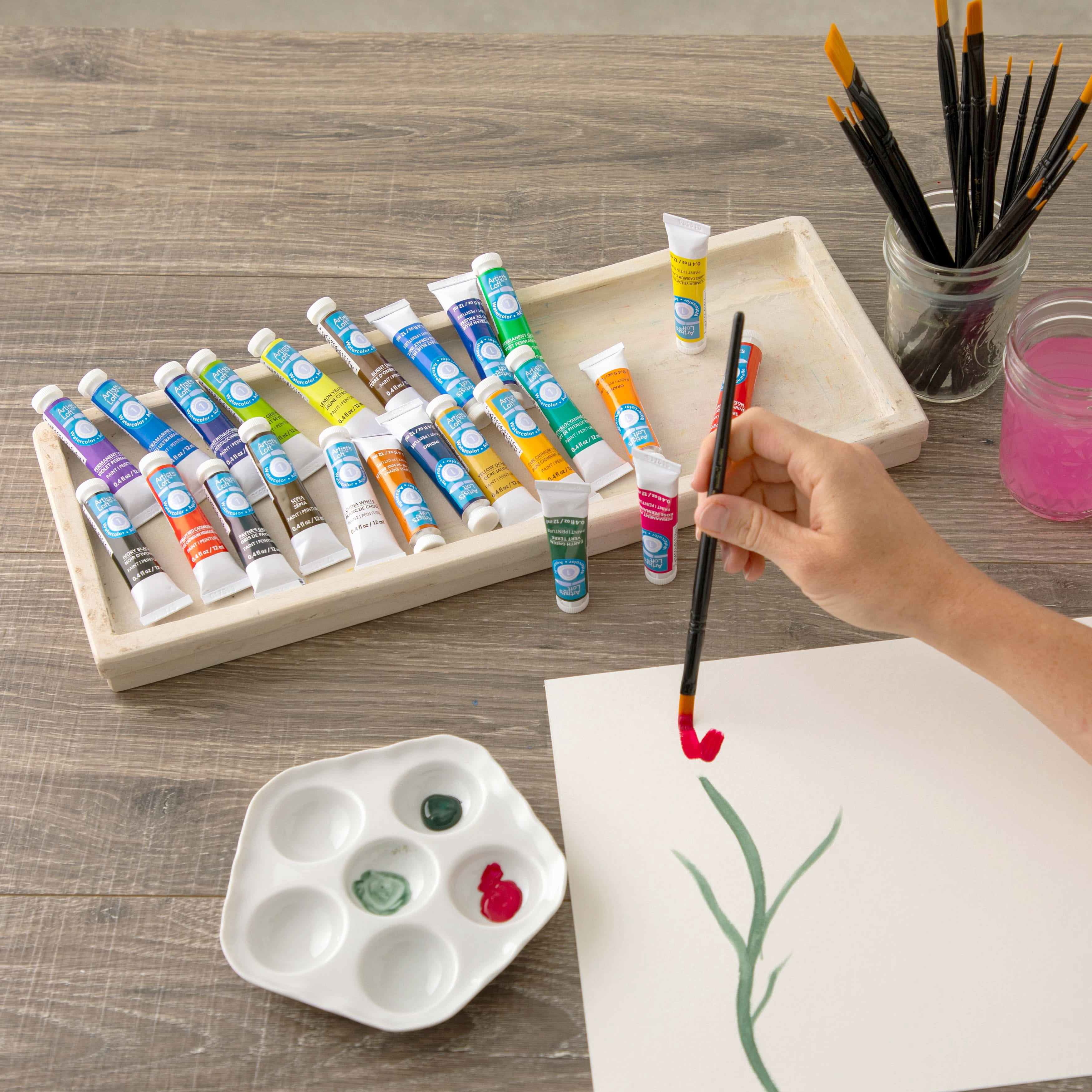Artist's Loft Watercolor Paint Set, 24 Pieces