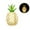 Yellow, variant on Christmas Decorations LED Night Light Batteries Operated Mercury Glass Pineapple Lamp Acrylic Creatives Transparent Pineapple Lamp for Home Living Bed Room Decoration,Gift for Wife Friend