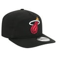 thumbnail image 3 of Men's New Era  Black Miami Heat Cotton 19TWENTY Adjustable Hat, 3 of 5