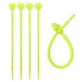 thumbnail image 5 of 5 Pcs Sturdy Silicone Twist Ties Reusable Rubber Cable Organizers for Home and Office Daily Use in Assorted Color, 5 of 7