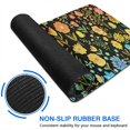 thumbnail image 6 of Long Mouse Pads for Desk,Dark Pioneer Flower Pattern Desk Mats on Top Of Desks, Desk Mouse Pad Extra Large with 3mm Non-Slip Base and Stitched Edge for Gaming,Office,Work,Home 31.5"x11.8", 6 of 6