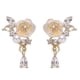 thumbnail image 1 of Pendientes de plata 925 con forma de flor para mujer, joya para regalo, 1 of 7