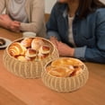 thumbnail image 5 of 2 PCs Storage Baskets with Lid for Indoors and Outdoors, or in Living Rooms, Bedrooms, Entryways, Kitchens, Offices, and More, Great for Camping, Picnics, Afternoon Tea, 5 of 12
