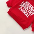 thumbnail image 5 of Toddler Baby Girl Boy Christmas Outfit Merry Christmas Sweatshirt Long Sleeve Sweater Shirt Pullover Top Fall Winter Clothes, 5 of 8