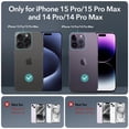 thumbnail image 2 of Protector de lente de cámara ESR para iPhone 15 Pro Max/15 Pro/14 Pro, 2 of 8