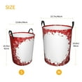 thumbnail image 2 of Lsque Winter Christmas Snowflake pattern Laundry Hamper Basket, Tall Woven Rope Hamper Basket for Clothes, Lightweight Storage Basket, Collapsible Waterproof-Small, 2 of 8