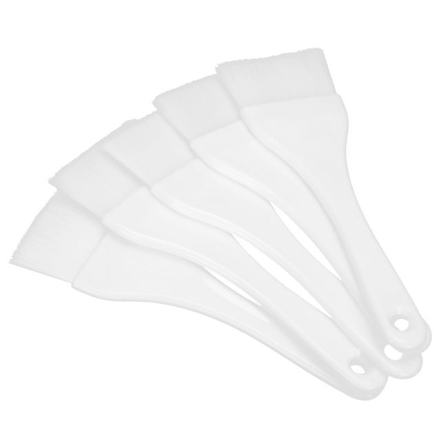 Aplicador de mascarilla de barro, 5 piezas, mascarilla facial blanca, cepillo para mascarilla de bricolaje, cepillo para mascarilla de cabello de nailon, tecnología de vanguardia