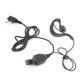 thumbnail image 1 of Auriculares para walkie-talkie, 145 cm/57 pulgadas, auriculares para walkie-talkie, auriculares con gancho para la oreja y radio bidireccional, diseño elevado, 1 of 14