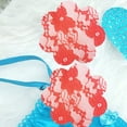 thumbnail image 5 of 10 pares de cubre pezones de tela autoadhesivos de encaje para mujer, cubre pezones para festivales, corazón, cruz, flor, pentagrama y círculo, 5 of 5