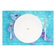 thumbnail image 2 of Ryvnso Placemats Set of 4 Sea Turtle Dining Mats Heat-Resistant Non-Slip Washable Table Mat, 2 of 8