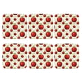 thumbnail image 2 of Balery 6 Pcs Fruit Applesleather Coasters Set, Drink Table Cup Coasters For Living Room Kitchen Coffee Decor, 2 of 9