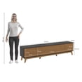thumbnail image 4 of Mueble TV 85" Kappesberg 218cm con 3 Puertas Negro/Canela, 4 of 9